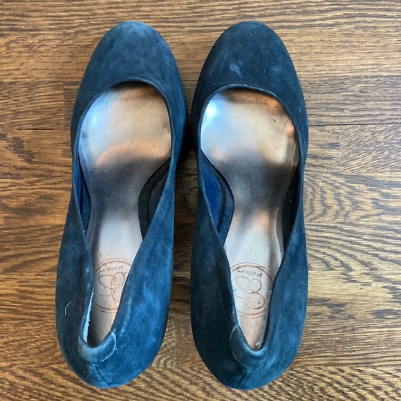 Jessica Simpson Navy Blue Heels - Picture 4 of 5